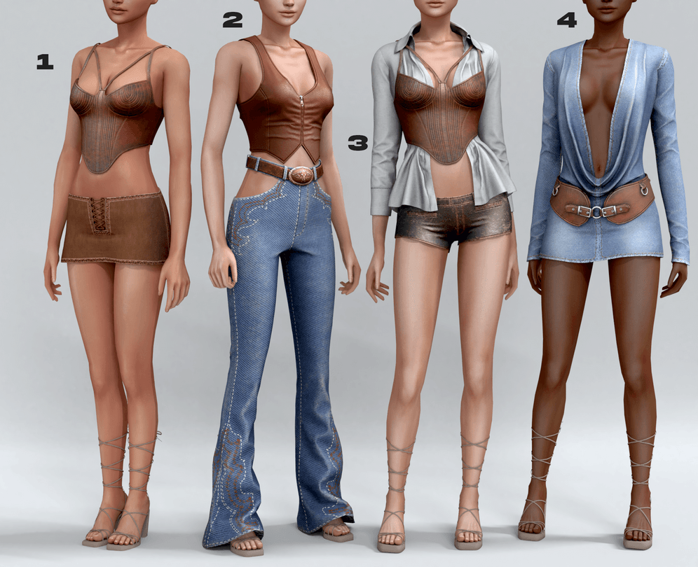 Коллекция одежды Cowgirl core cc
